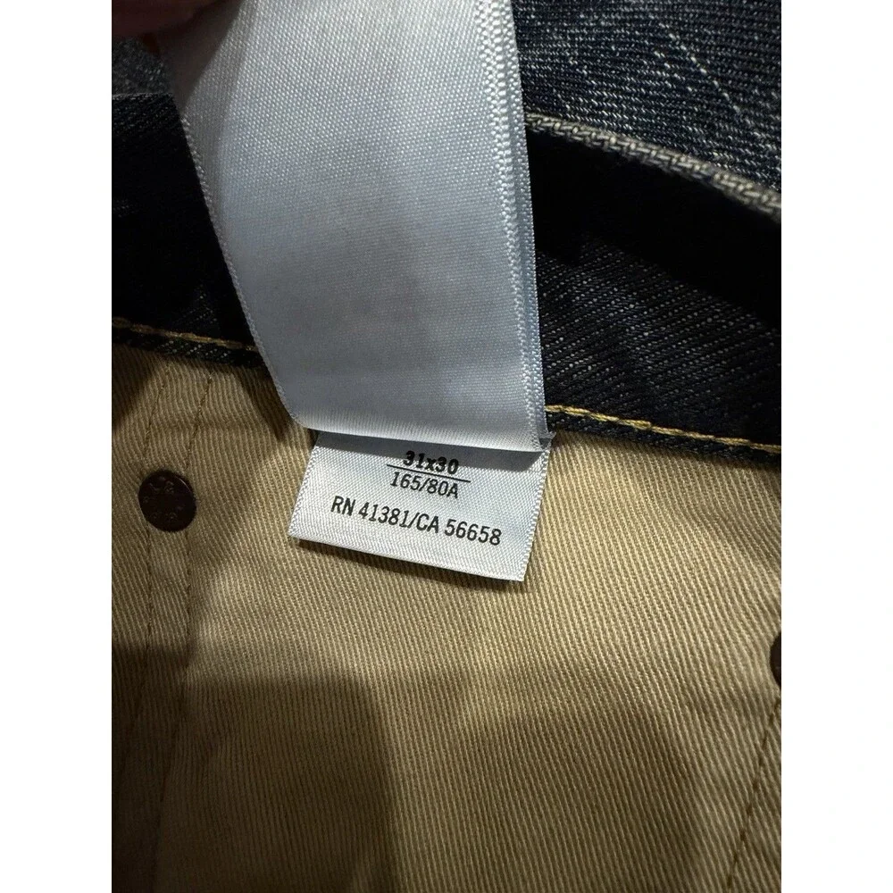 Polo Ralph Lauren Jeans Men 31x30 (Fits 34) Varick Slim Straight Patchwork Denim - Picture 8 of 12